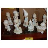 Lot of 9 Precious Moments figurines Lot of 9 Precious Moments figurines