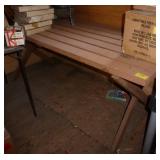 Picnic table 27 in wide x 72 long Picnic table 27 in wide x 72 long