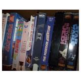 Box full of VHS movies Box full of VHS movies
