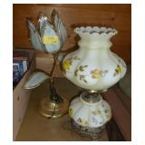 2 glass lamps 2 glass lamps