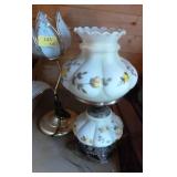 2 glass lamps 2 glass lamps