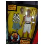Sports memorabilia, Rodman doll, Cullpepper bobble head, soldier clock, ball photo frames, Jordan doll Sports memorabilia, Rodman doll, Cullpepper bobble head, soldier clock, ball photo frames, Jordan doll