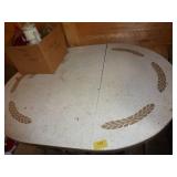 vintage metal table vintage metal table