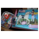 Beanie baby kit, play horse and Backyard pool barbie set in a bad box Beanie baby kit, play horse and Backyard pool barbie set in a bad box