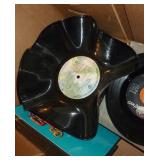 Box of 45rpm records - about 50 Box of 45rpm records - about 50