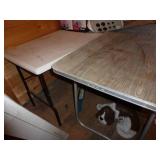 Two folding tables Two folding tables