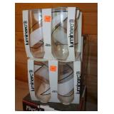 New glass pitcher and tumbler set and 2 new sets of 4 glasses New glass pitcher and tumbler set and 2 new sets of 4 glasses