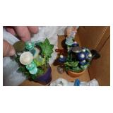 2 very tall candle holders, night light, animal figures, 2 new star candle holders 2 very tall candle holders, night light, animal figures, 2 new star candle holders