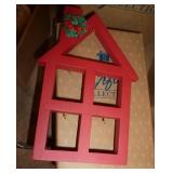 11 New boxed items - 2 house shaped ornament hangers, 2 angel soap dishes, 3 sets of 3 bear soaps on a bench, 3 wreaths, 2 carousels 11 New boxed items - 2 house shaped ornament hangers, 2 angel soap dishes, 3 sets of 3 bear soaps on a bench, 3 wreaths, 2 carousels