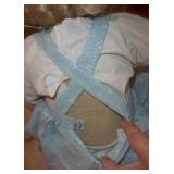 2 precious moments dolls and one large vintage/antique doll 2 precious moments dolls and one large vintage/antique doll