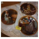 6 Norman Rockwell plates 6 Norman Rockwell plates