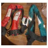 2 adult inflatable life jackets 2 adult inflatable life jackets