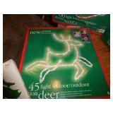 3 light up figures and 3 sets of poinsetta lights 3 light up figures and 3 sets of poinsetta lights