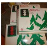 3 light up figures and 3 sets of poinsetta lights 3 light up figures and 3 sets of poinsetta lights