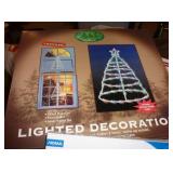 3 light up figures and 3 sets of lights 3 light up figures and 3 sets of lights