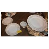 Camelot Carousel china - 12 dinner plates, 12 salad and 12 dessert plates, serving platter Camelot Carousel china - 12 dinner plates, 12 salad and 12 dessert plates, serving platter