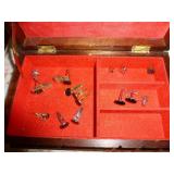 jewelry box of cufflinks and tie tacks jewelry box of cufflinks and tie tacks