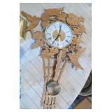 Anniversary clock, gingerbread clock, glass candle holder Anniversary clock, gingerbread clock, glass candle holder