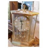 Anniversary clock, gingerbread clock, glass candle holder Anniversary clock, gingerbread clock, glass candle holder