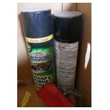 3 Boxes of household cleaners, outdoor chemicals, sprayer, caulk gun 3 Boxes of household cleaners, outdoor chemicals, sprayer, caulk gun