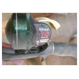 FOUR fishing rods and reels, FOUR fishing rods and reels,