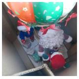 Santa in a hot air balloon Santa in a hot air balloon