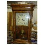 Howard Miller Wind up Oak Wall/Shelf Clock with Oak Yorkshire Finish Howard Miller Wind up Oak Wall/Shelf Clock with Oak Yorkshire Finish