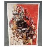 New NFL Football San Francisco 49ers Christian McCaffrey #23 Canvas Print - 12"x18" *N