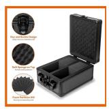 Brand New Black Card Holder 2 Row Storage Lock Box - Fits Graded Cards, Top Loaders and One Touch *N