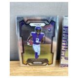 Set of 3 NFL Football Rookie Trading Cards: Jordan Addison and Dallas Turner *N