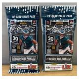2 Brand New 2024 NFL Absolute Football Card Packs - 20 Cards per Pack *N