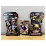 3 Brand New Yu-Gi-Oh! 1st Edition Sealed Booster Packs - Supreme Darkness, Maze of the Master, Legendary Duelists *T