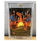 Charizard V Custom Gold Foil Pokemon Card *T