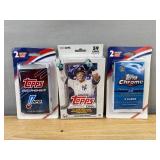 Brand New Topps MLB & NPB Factory Sealed Card Packs - 2021 Chrome, 2021 NPB, 2025 Series 1 *T