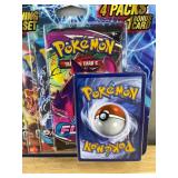 Brand New Pokemon TCG Lightning Set - 4 Booster Packs + 1 Bonus Card *T