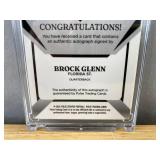 2024 Pulse Stratos Brock Glenn Autographed Florida State Seminoles Football Card Numbered 1/5 *J