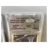 The Final Authority Graded NBA Basketball 3 Card Lot - Rice, Abdur-Rahim, Bowdler *J