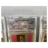 The Final Authority Graded NBA Basketball 3 Card Lot - Rice, Abdur-Rahim, Bowdler *J