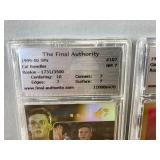 The Final Authority Graded NBA Basketball 3 Card Lot - Rice, Abdur-Rahim, Bowdler *J