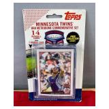 Minnesota Twins Topps Metrodome MLB 14 Baseball Card Set & 2023 Homer Hanky *J