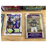 8 Minnesota Vikings NFL Football Cards with Autographs & Relics *J