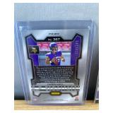 Jaren Hall Prizm RC Numbered 54/249 & Cris Carter Slideshow Numbered 728/1000 Vikings Cards *J