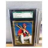 2 Graded Rookie Card Lot: 1999 Topps Adam Dunn SGC 9 & 2002 Upper Deck Huston Street BGS 9 *J