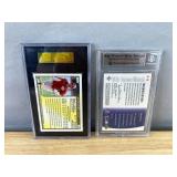 2 Graded Rookie Card Lot: 1999 Topps Adam Dunn SGC 9 & 2002 Upper Deck Huston Street BGS 9 *J