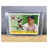 Topps Mickey Mantle Home Run History MLB New York Yankees Card *N