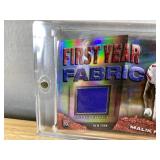 Malik Nabers 2024 Topps Chrome Football First Year Fabric Relic Rookie New York Giants Card *N