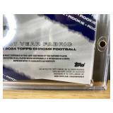 Malik Nabers 2024 Topps Chrome Football First Year Fabric Relic Rookie New York Giants Card *N