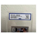 Michael Jordan 1998 UD International #31 NBA Chicago Bulls Sticker - CCG GEM MINT 10 *M