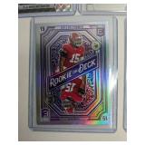 5 NFL Minnesota Vikings Football Cards - Addison, Jefferson, Hockenson, Turner *M