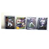 4 NFL Minnesota Vikings Football Cards - J.J. McCarthy Rookie Card, Addison Rookie Card, Jefferson *M